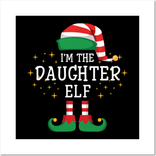 I'm The Daughter Elf Matching Family Christmas Pajama Posters and Art